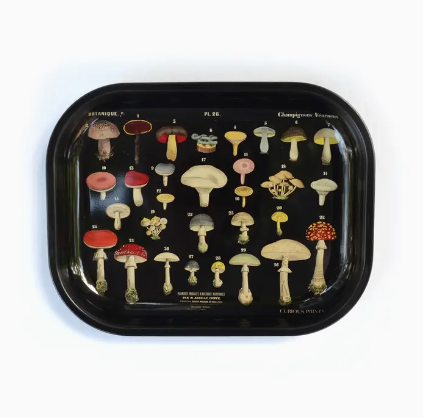 Rolling Tray - Mushroom Print