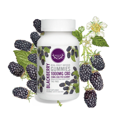 WYLD Blackberry CBD Gummies